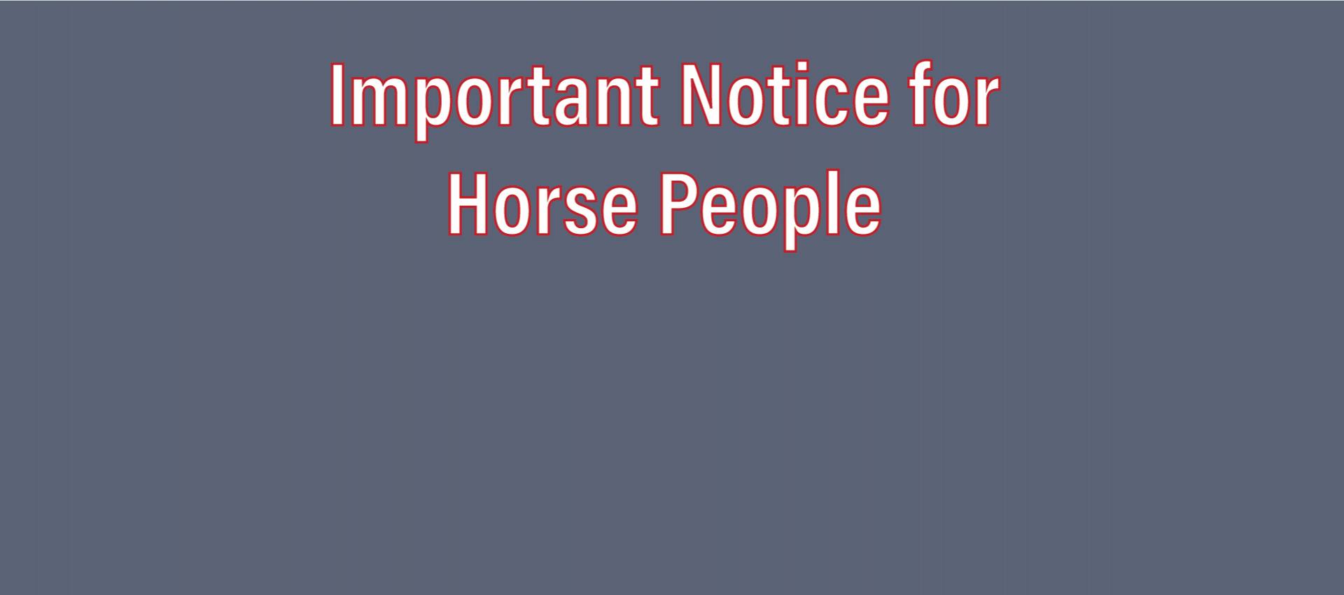 Horse Retirement Letter